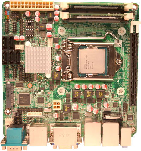Placa madre mini-ITX - Q87IX - Corvalent - Intel Q87 / DDR3 SDRAM / industrial