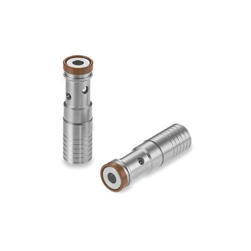 Válvula de bola - SVSA3750370L - THE LEE COMPANY - hidráulica / de acero inoxidable / de poliimida