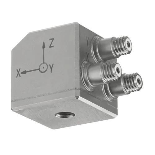 Acelerómetro triaxial - 8290A25M5 - KISTLER - piezoeléctrico / de cizallamiento / de fuerza G