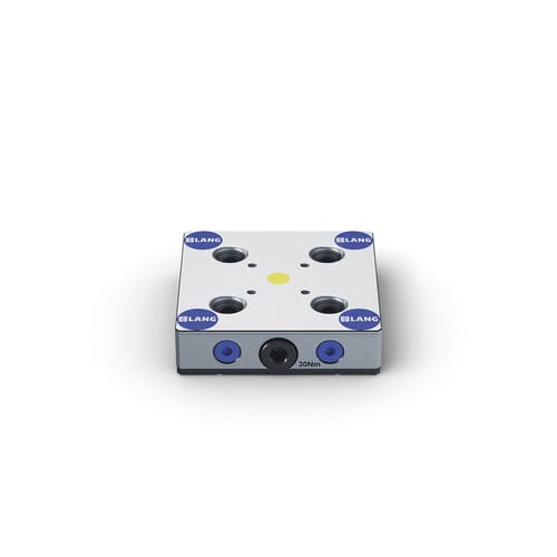 Sistema de sujeción y centrado para máquina herramienta - 75600 - LANG Technik - con placa de fijación modular / de gran precisión / para mecanizado de 5 ejes