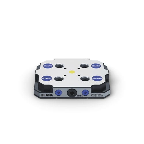 Sistema de sujeción y centrado para máquina herramienta - 45150 - LANG Technik - con placa de fijación modular / de gran precisión / para mecanizado de 5 ejes
