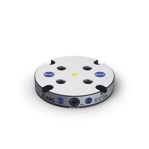 Sistema de sujeción y centrado para máquina herramienta - 45900 - LANG Technik - con placa de fijación modular / de gran precisión / para mecanizado de 5 ejes