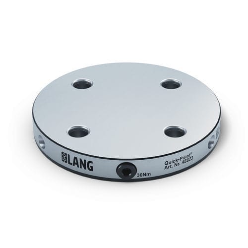 Sistema de sujeción y centrado para máquina herramienta - 45823 - LANG Technik - con placa de fijación modular / de gran precisión / para mecanizado de 5 ejes