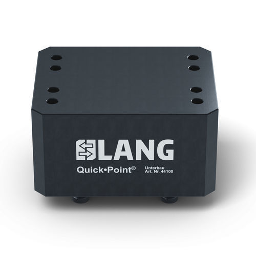 Sistema de sujeción y centrado para máquina herramienta - 44100 - LANG Technik - con placa de fijación modular / de gran precisión / para mecanizado de 5 ejes