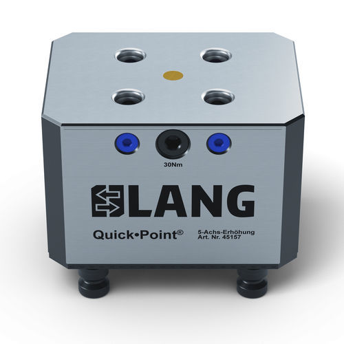 Sistema de sujeción y centrado para máquina herramienta - 45157 - LANG Technik - con placa de fijación modular / de gran precisión / para mecanizado de 5 ejes