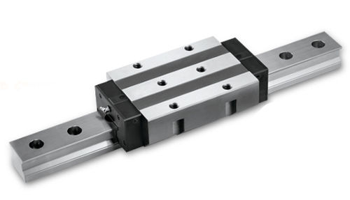 Riel de guiado lineal - MSR S/LS - PMI - de rodillos / con jaula de rodillos
