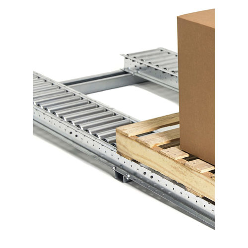 Sistema de estanterías para depósito de almacenamiento - pallet track - UNEX Manufacturing - dinámico / ajustable / para carga mediana