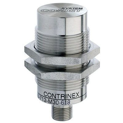 Sensor de proximidad inductivo - DW-AS-713-M30-618 - CONTRINEX - cilíndrico / M12 / analógico