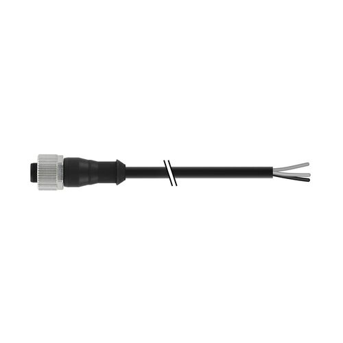 Conector de datos - S12-3FUG-020-NNWN - CONTRINEX - Socket / recto / en ángulo recto