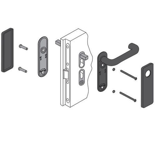 Manilla tubular - MANTF10 series - PANOZZO Srl - de emergencia / de acero