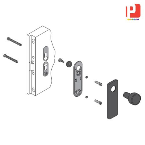 Manilla tubular - MANTF32 series - PANOZZO Srl - de acero / oval / rectangular