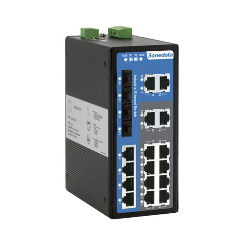 Conmutador Ethernet 20 puertos - IES3020 Series - 3onedata Co.,Ltd. - no administrable / Gigabit Ethernet / de nivel 2