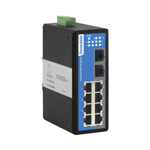 Conmutador Ethernet 10 puertos - IES2010 Series - 3onedata Co.,Ltd. - no administrable / Gigabit Ethernet / de nivel 2