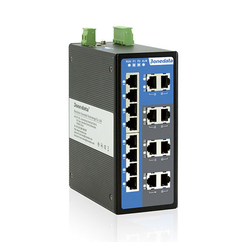 Conmutador Ethernet 16 puertos - IES3016 Series - 3onedata Co.,Ltd. - no administrable / de nivel 2 / de fibras ópticas