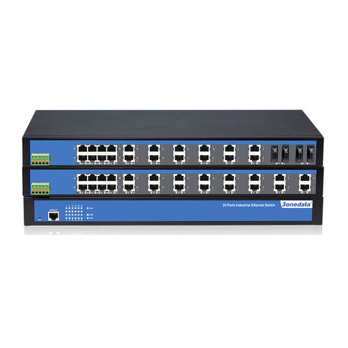 Conmutador Ethernet 24 puertos - IES1024 Series - 3onedata Co.,Ltd. - no administrable / de nivel 2 / de fibras ópticas