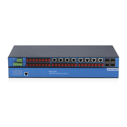 Conmutador Ethernet 28 puertos - MES5000 Series - 3onedata Co.,Ltd. - administrable / Gigabit Ethernet / de nivel 2