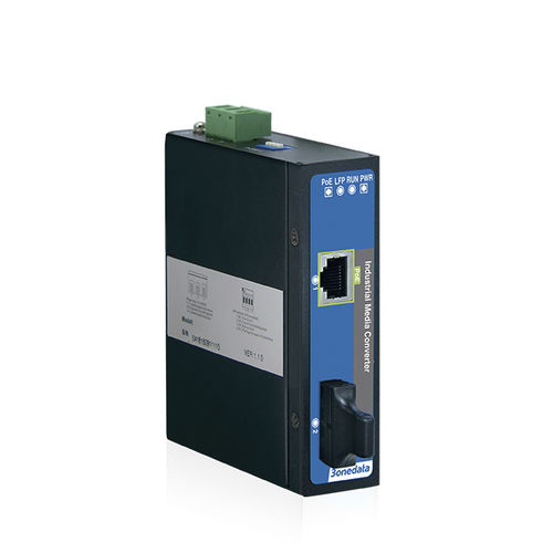 Convertidor de medios - IPMC101 Series | Industrial PoE Meida Converter - 3onedata Co.,Ltd. - Gigabit Ethernet / en riel DIN / industrial