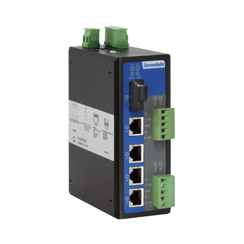 Conmutador Ethernet 5 puertos - IES615-2DI Series - 3onedata Co.,Ltd. - administrable / de nivel 2 / de fibras ópticas