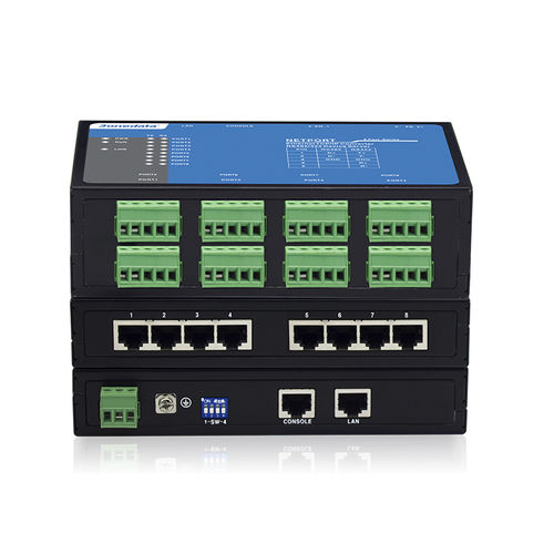 Servidor de periférico 8 puertos - NP308T Series - 3onedata Co.,Ltd. - RS-232 / RS-485 / RS-422