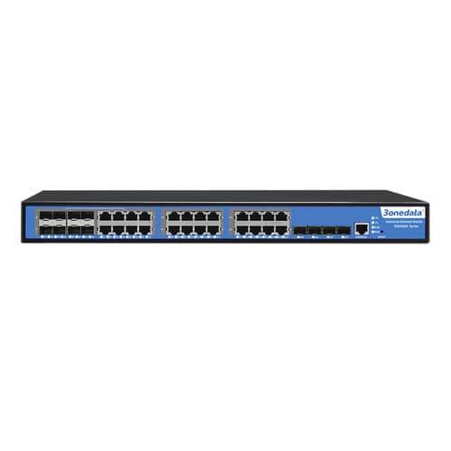 Conmutador Ethernet administrable - ICS5028G-4XGS-8GC - 3onedata Co.,Ltd. - 28 puertos / Gigabit Ethernet / de nivel 3