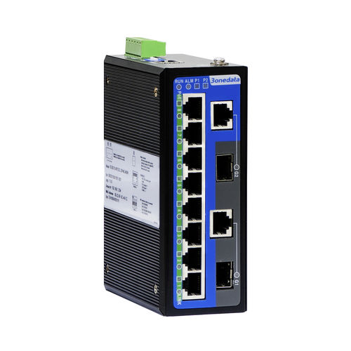 Conmutador Ethernet administrable - IES6210 Series - 3onedata Co.,Ltd. - 12 puertos / Gigabit Ethernet / de nivel 2