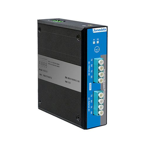 Convertidor de fibras ópticas - IES2000-2BP-SS-LC-2P48 - 3onedata Co.,Ltd. - para red de fibra óptica / en riel DIN / industrial