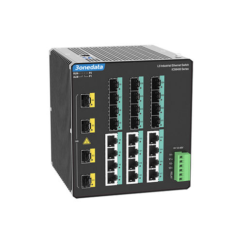 Conmutador Ethernet administrable - ICS6400-12GT12GS4XS - 3onedata Co.,Ltd. - 28 puertos / Gigabit Ethernet / de nivel 3