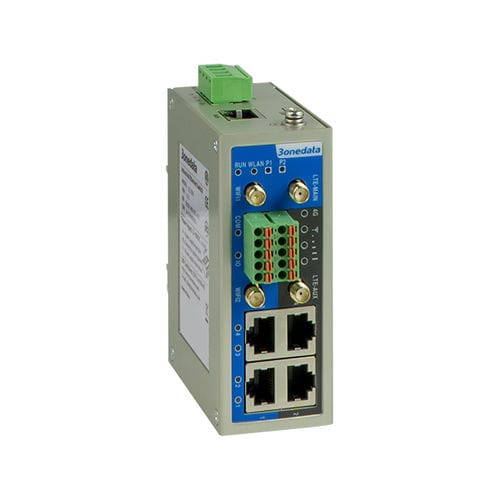 Conmutador Ethernet con enlace inalámbrico - IRT5300L-5T2D - 3onedata Co.,Ltd. - en serie / en riel DIN / redundante