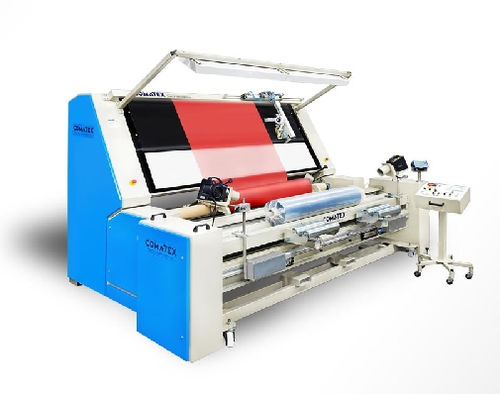 Máquina de inspección de tejidos sin tensiones - INSPACK COMPACT - Comatex Textile Machinery - con enrollador