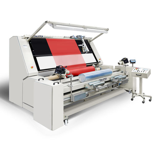 Máquina de inspección de tejidos con enrollador - ISN 220 + IMB SA - Comatex Textile Machinery - sin tensiones / con sistema de embalaje