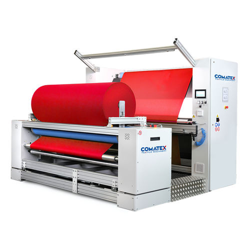 Máquina de inspección de tejidos con enrollador - ISP - Comatex Textile Machinery - sin tensiones / con plataforma
