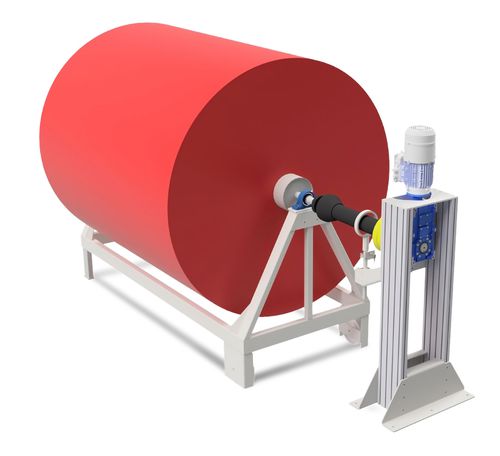 Desbobinador de tejidos - SV AX - Comatex Textile Machinery - motorizado / de rodillos