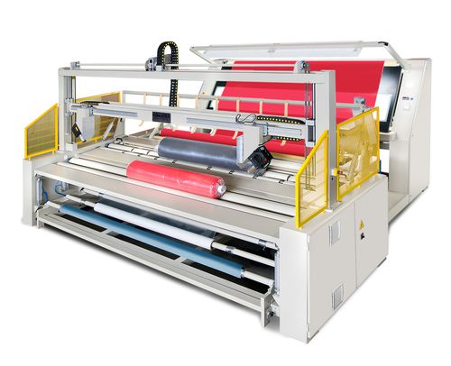 Máquina de inspección de tejidos sin tensiones - ISP + IMB SA - Comatex Textile Machinery - con plataforma / con sistema de embalaje