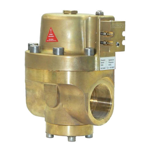 Regulador de contrapresión para aire y gas - B062 - IMF - con cúpula / de latón / de acero inoxidable