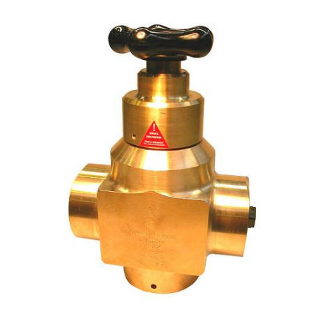 Válvula con sistema shut-off - R084 - IMF - de membrana / manual / para gas