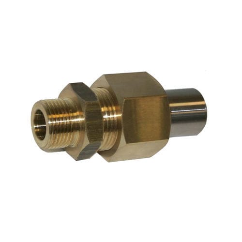 Racor para gas - T series - IMF - de rosca / de metal / de acero inoxidable