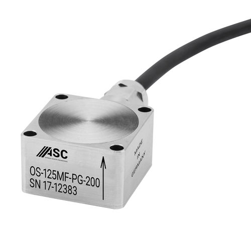 Acelerómetro 1 eje - ASC OS-125MF-PG - ASC - capacitivo / MEMS / analógico