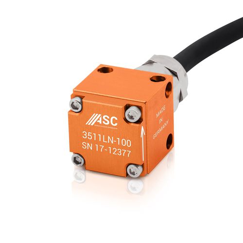 Acelerómetro de eje único - ASC 3511LN - ASC - capacitivo / MEMS / compacto