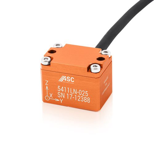 Acelerómetro triaxial - ASC 5411LN - ASC - capacitivo