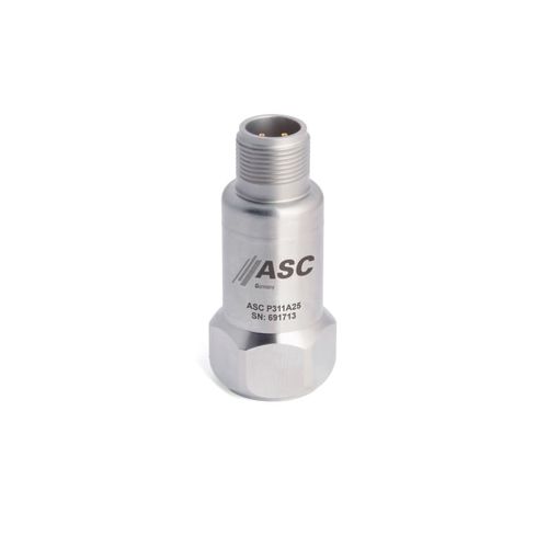 Acelerómetro 1 eje - ASC P311A25 - ASC - piezoeléctrico / IEPE / eléctrico