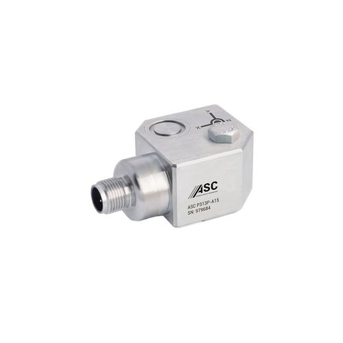 Acelerómetro triaxial - ASC P313P-A15 - ASC - piezoeléctrico / IEPE / eléctrico
