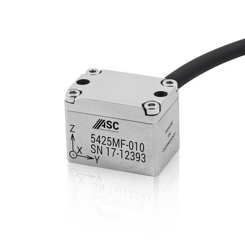 Acelerómetro triaxial - ASC 5425MF - ASC - MEMS / capacitivo / reforzado
