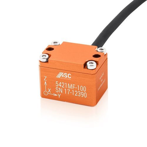 Acelerómetro triaxial - ASC 5421MF - ASC - capacitivo / MEMS / con electrónica integrada