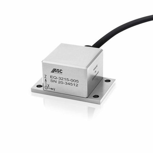Acelerómetro triaxial - ASC EQ-3215 - ASC - MEMS / capacitivo / analógico