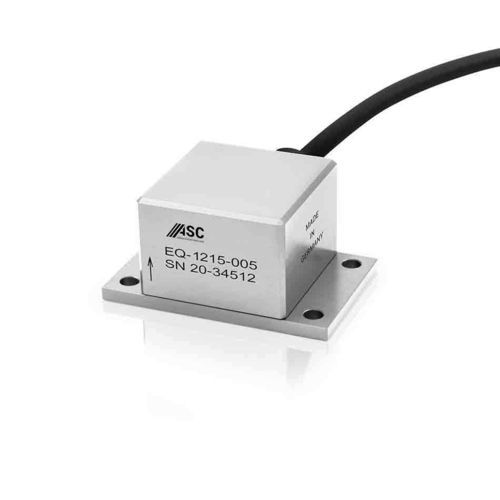Acelerómetro uniaxial - ASC EQ-1215 - ASC - MEMS / capacitivo / para la supervisión en continuo de estructuras