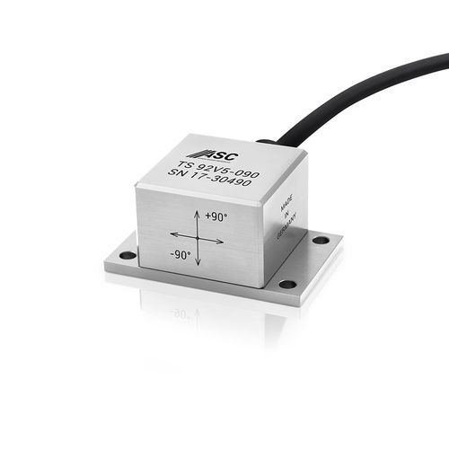 Inclinómetro 2 ejes - ASC TS-92V5 - ASC - con salidas de tensión / analógico / capacitivo