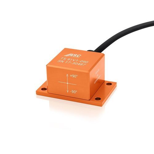 Inclinómetro 1 eje - ASC TS-91V1 - ASC - con salidas de tensión / analógico / capacitivo