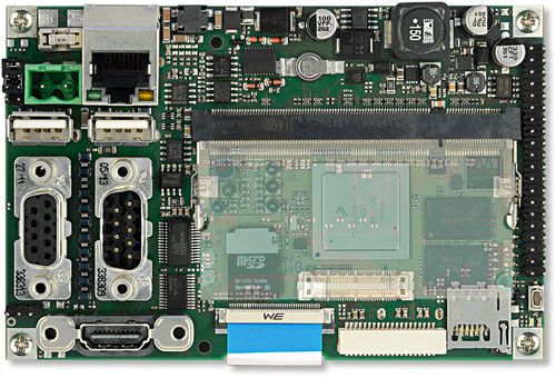 Tarjeta portadora industrial - Carrier-Trizeps-iP5-Base - SECO