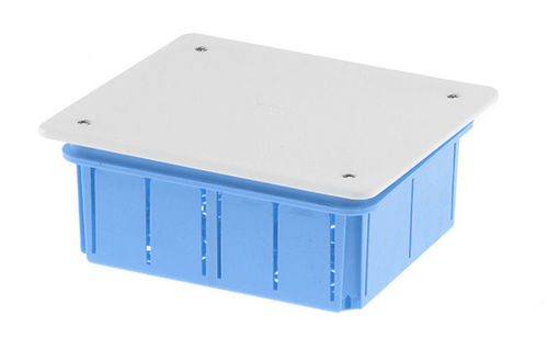 Caja de conexiones al ras - 152 x 130 x 70 mm | GR11014  - GEROS - resistente al agua / de plástico / con preperforaciones