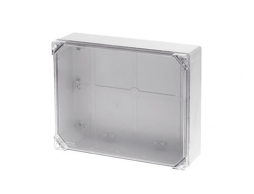 Caja de conexiones de pared - 310 x 240 x 100 mm, IP 65 | GR17216  - GEROS - IP65 / de policarbonato / con tapa transparente